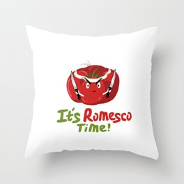 It's Romesco time! Throw Pillow