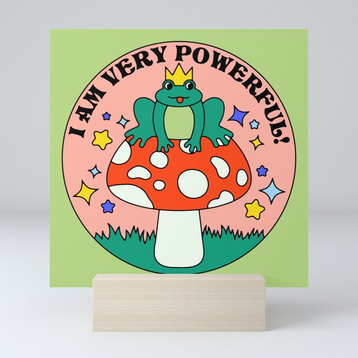 Powerful Frog Mini Art Print