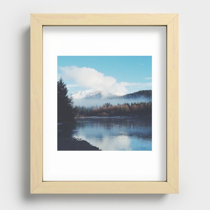 Fall reflections Recessed Framed Print