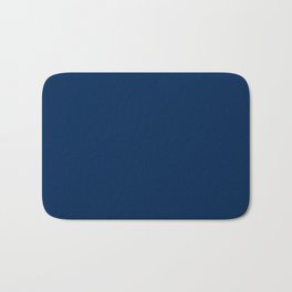 Sailing Dreams ~ Navy Blue Coordinating Solid Bath Mat | Graphicdesign, Denimblue, Blue, Deepblue, Indigo, Coordinating, Blueocean, Berryblue, Navy, Set 