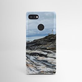 Lighthouse by The Shore (Pemaquid Point, Maine) Android Case