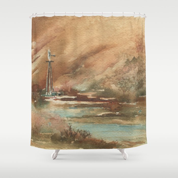 Water Rights Shower Curtain