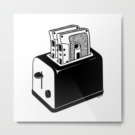 Hot Music Metal Print
