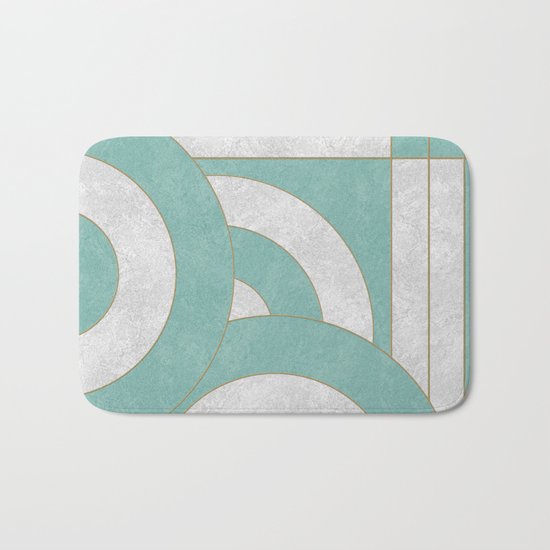 Geometric Marble 04 Bath Mat