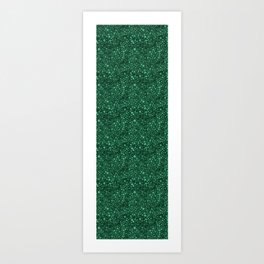 Green Mossy Bubbles Art Print