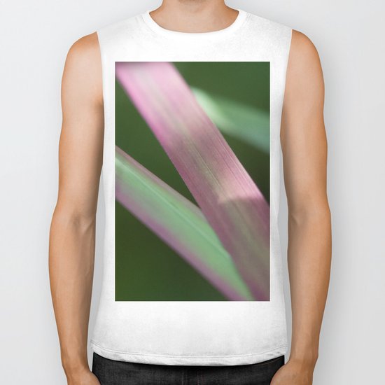 Red Baron close-up (Japanese bloodgrass) #1 #art #society6 Biker Tank