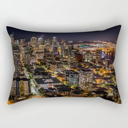 Seattle Nights Rectangular Pillow