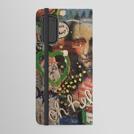 Street Art Style Mixed Media Collage Android Wallet Case