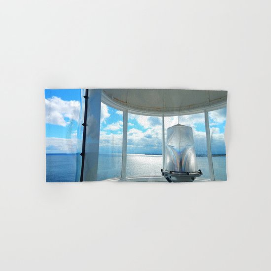 Souris Lighthouse View from the Top Hand & Bath Towel