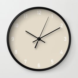 Numbers Clock - Bone Wall Clock
