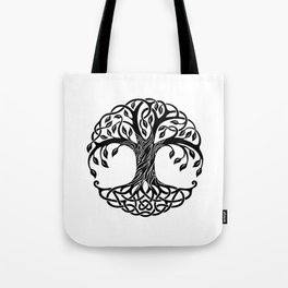 Tree-Circle Peace Tote Bag