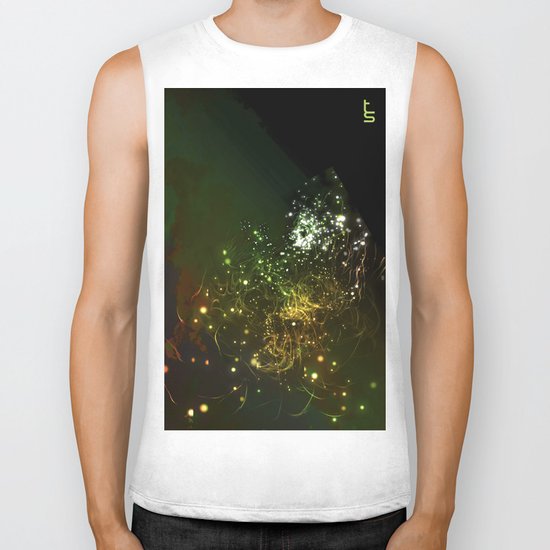 Mysterious World In the Garden Biker Tank