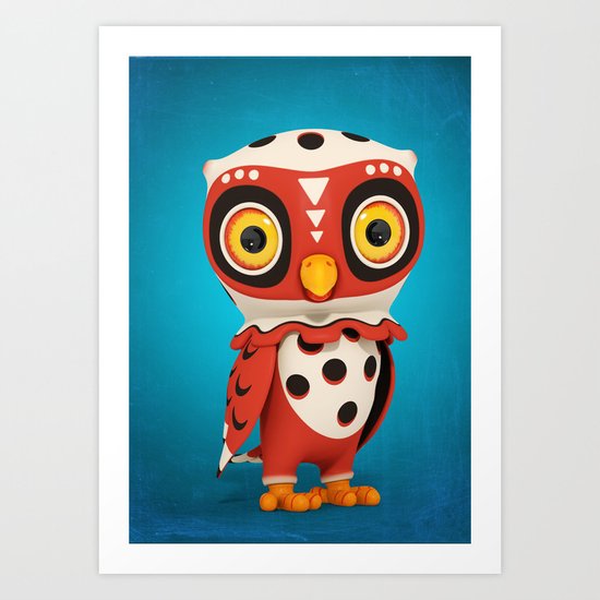 Owly Art Print