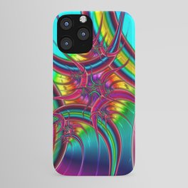 fractal feathers iPhone Case