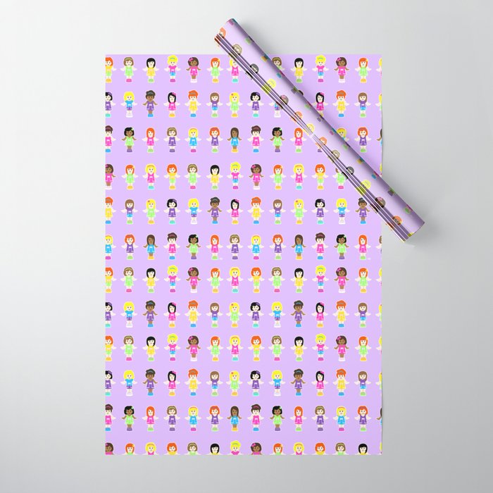 Polly Pocket Wrapping Paper