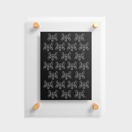 Chest Harness Pattern Floating Acrylic Print