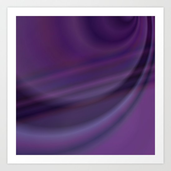 Purple abstract Art Print