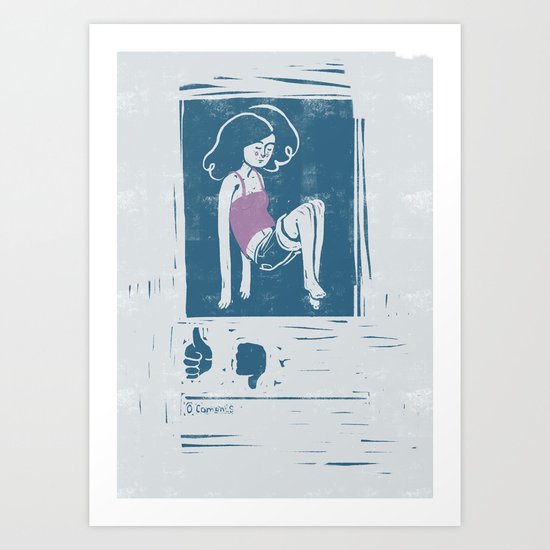 Trapped Art Print