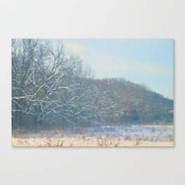 Heather Valley Tree-line Canvas Print