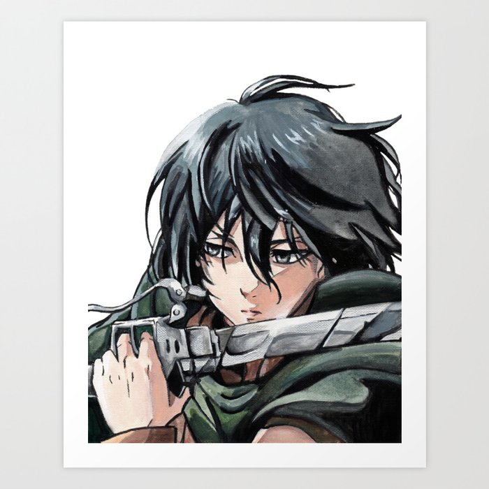 Mikasa Art Print By Xartistic Dreamerx Society6 After her biological parents were murdered by human traffickers. mikasa art print by xartistic dreamerx