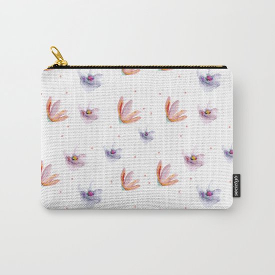 Delicate Floral Pattern 05 Carry-All Pouch