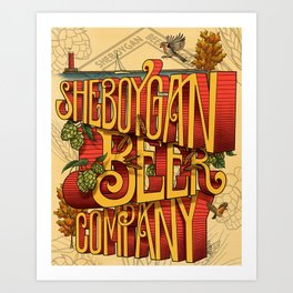 Sheboygan Beer Company Art Print