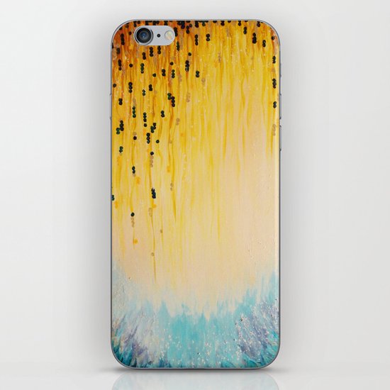 MYSTIC GARDEN Lovely Fairy Land Abstract Painting Acrylic Fine Art Winter Colorful Fantasy Magical iPhone & iPod Skin