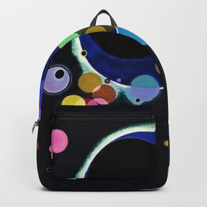 Planets & Moons (Several Circles) by Wassily Kandinsky Backpack