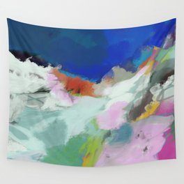 blue sky landscape abstract Wall Tapestry