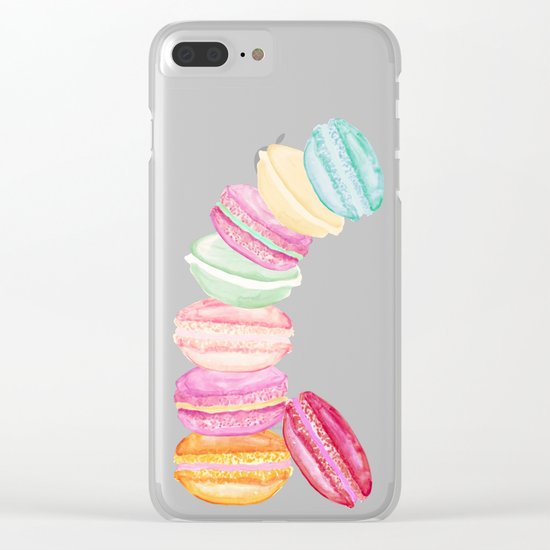 MACARONS & STARS Clear iPhone Case