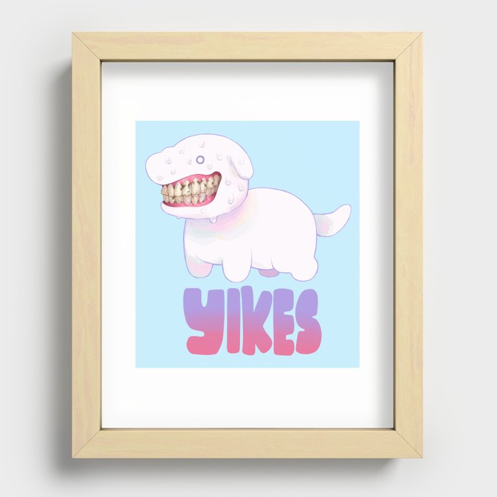 YIKES Recessed Framed Print