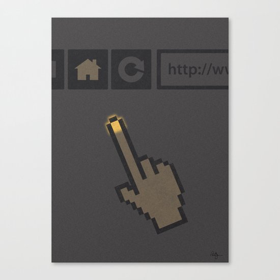E.T. Click Home Canvas Print