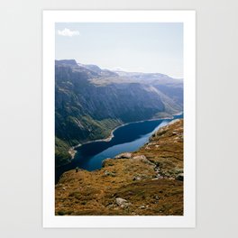 Trolltunga hiking trail | Norway | Travel photography | Color Art Print Art Print Art Print
