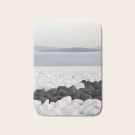 Santorini Zen Dream #7 #minimal #wall #decor #art #society6 Bath Mat