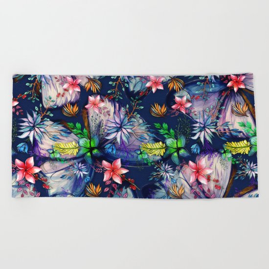 My Tropical Garden 11 Beach Towel