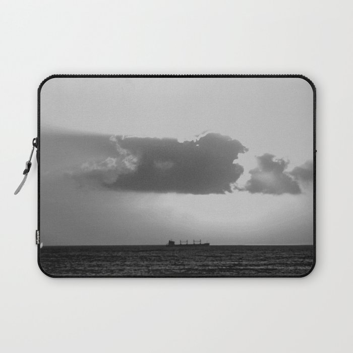Evening clouds over the sea Laptop Sleeve