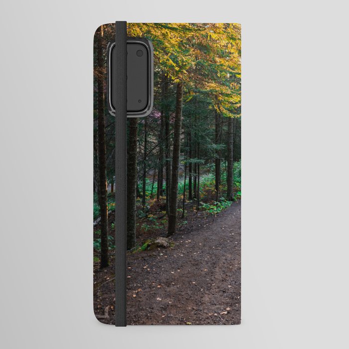 Forest Path | Travel Photography | Minnesota in Autumn Android Wallet Case