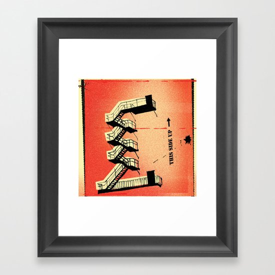 Stairs Up Framed Art Print