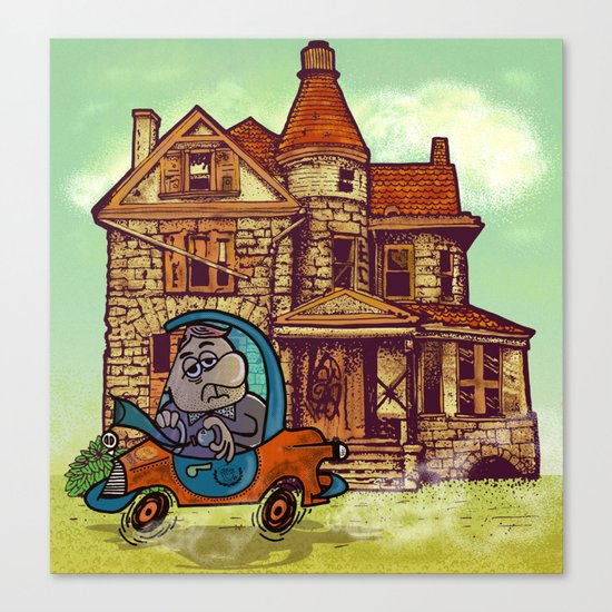prima casa. Canvas Print