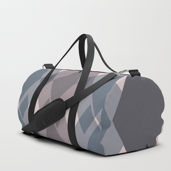Confused Argyle in teal and rose - you might be drunk Duffle Bag