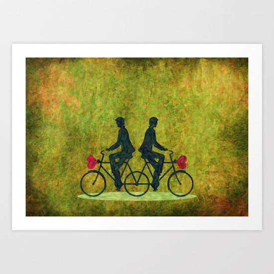 Stucked Love Art Print