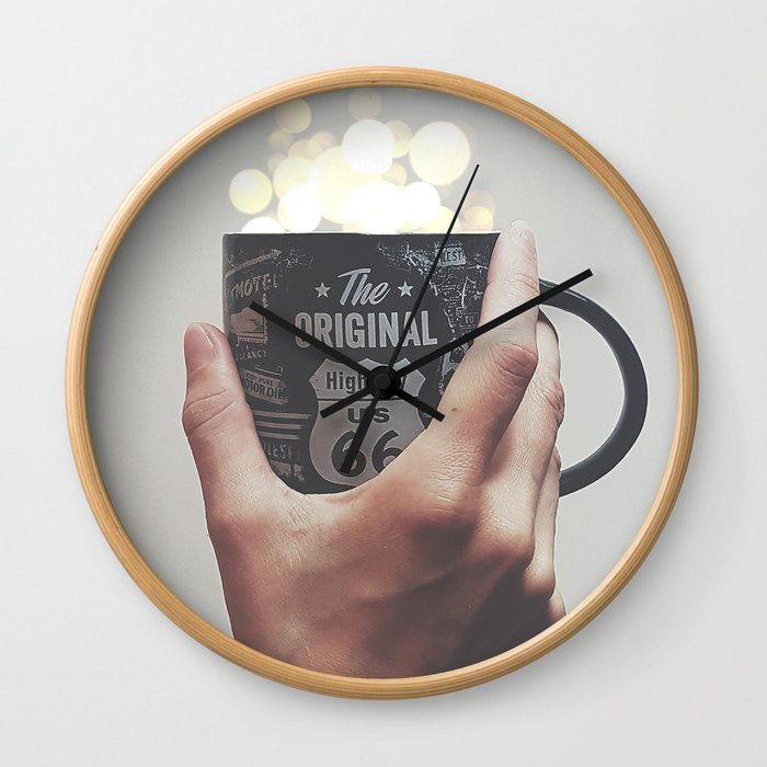 ideas for breakfast (magic mug) Wall Clock
