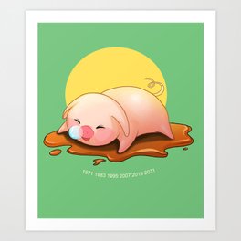 Year of the Pig Art Print