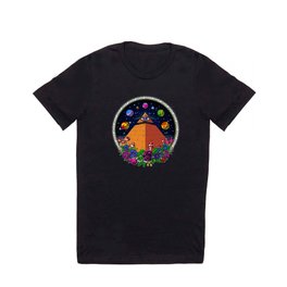 Psychedelic Magic Mushrooms All Seeing Eye T Shirt