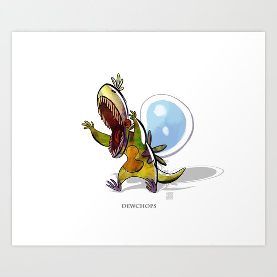 Dewchops Art Print