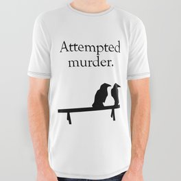 Attempted Murder All Over Graphic Tee
