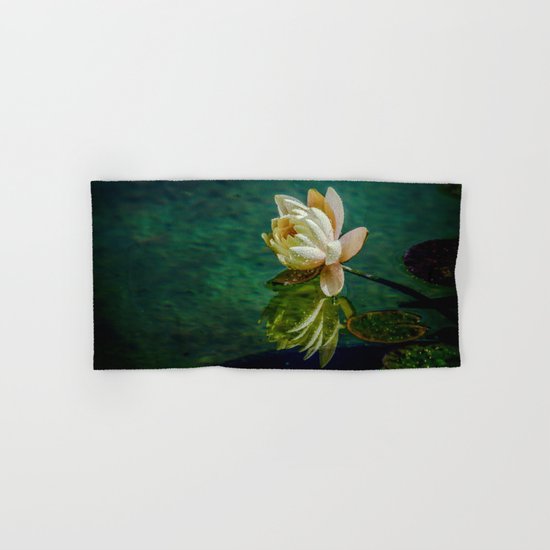 Water Lily after rain Hand & Bath Towel