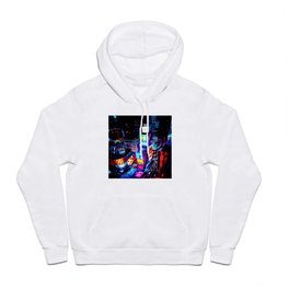 Colorful City Lights Photo Hoody