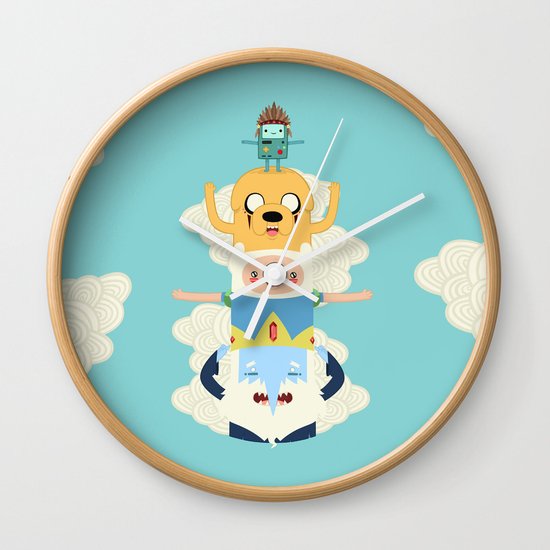Adventure Totem Wall Clock