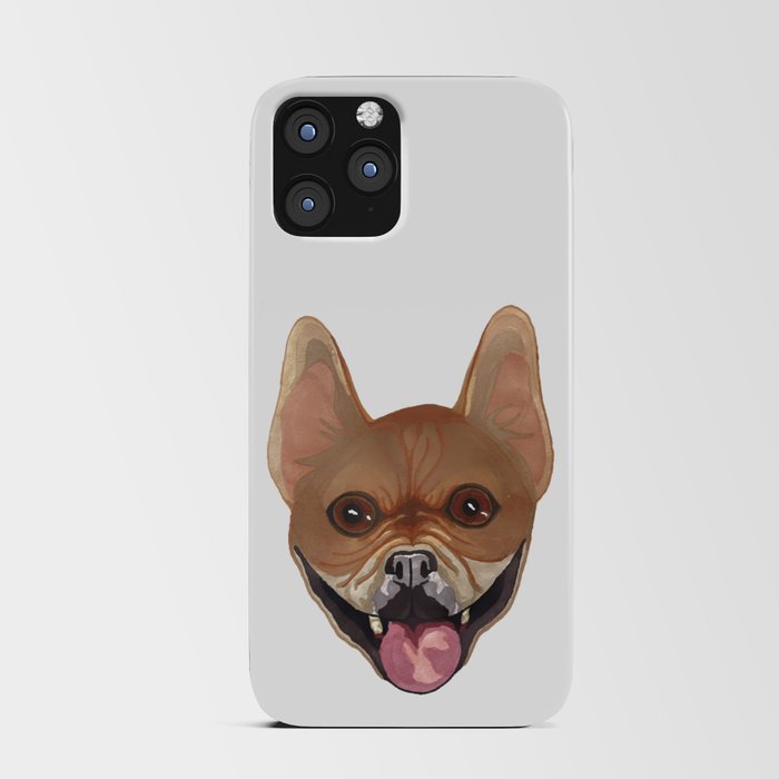 Smiling Bulldog iPhone Card Case